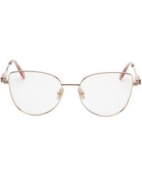 Ferragamo - Cat-Eye Frame Glasses - Lyst