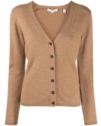 Vince - Buttoned-Up V-Neck Cardigan - Lyst