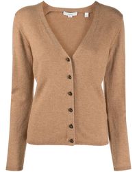 Vince - Buttoned-Up V-Neck Cardigan - Lyst