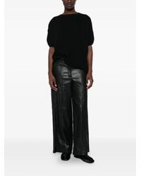 Dixie - Short-Sleeve Knitted Sweater - Lyst