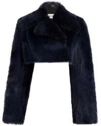 KHAITE - Collared Fur Jacket - Lyst