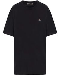 Vivienne Westwood - T-Shirt À Motif Orb Brodé - Lyst