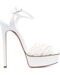 Casadei - Flora Versilia 155Mm Platform Sandals - Lyst