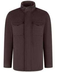 Herno - High-Neck Pocket-Detail Jacket - Lyst