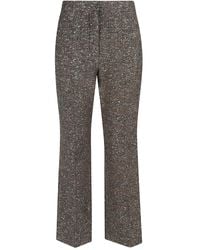 Giambattista Valli - Tweed-Texture Trousers - Lyst