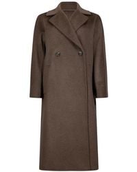 Weekend by Maxmara - Resina Double-Breasted Belted Coat - Lyst