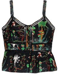 Hayley Menzies - Graphic-Print Sleeveless Top - Lyst