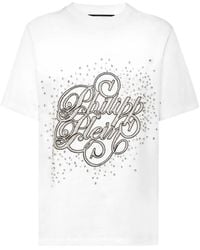 Philipp Plein - Crystal-Embellished T-Shirt - Lyst