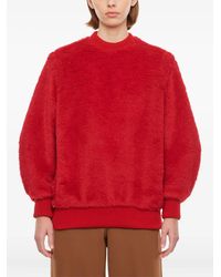 Max Mara - Teddy-textured Crew-neck Sweater - Lyst