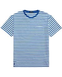 Polo Ralph Lauren - Stripe-pattern Cotton T-shirt - Lyst