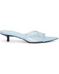 MSGM - Sandalen Met Bloemenprint - Lyst