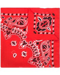 Destin Bandana con stampa - Rosso