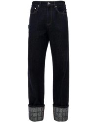 JW Anderson - Straight Leg Mid-rise Jeans - Lyst