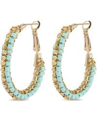Gas Bijoux - Lyre Lucky Hoop Earrings - Lyst