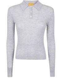 Guest In Residence - Top de canalé con cuello de polo - Lyst