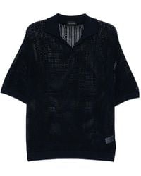Tagliatore - Polo Tilley En Maille À Manches Courtes - Lyst
