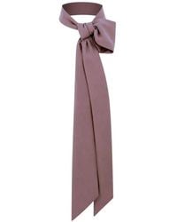 THE M.. - Sciarpa Elide Con Fiocco - Lyst