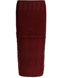 Elie Saab - Crochet-Knit Skirt - Lyst
