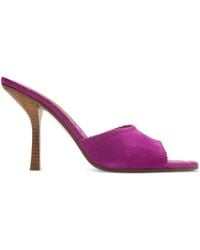 Burberry - Cabana Mules Aus Wildleder - Lyst