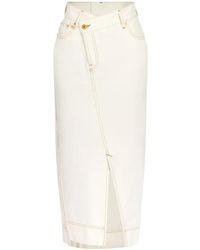 Jacquemus - La Jupe De-Nîmes Midi Skirt - Lyst