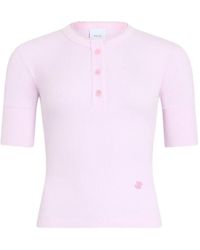 Patou - Camiseta Con Botones - Lyst