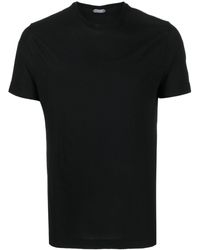 Zanone - T-shirt Met Ronde Hals - Lyst