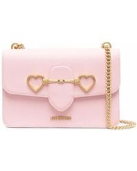 Love Moschino - Heart-Detail Shoulder Bag - Lyst