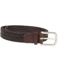Orciani - Plug Braided Leather Belt - Lyst