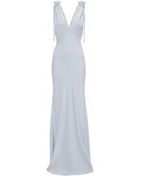 Victoria Beckham - Gathered-Detail Gown - Lyst