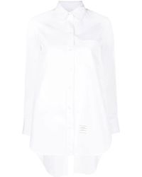 Thom Browne - Cross-Strap Belted Waist Shirt - Lyst