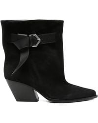 Elena Iachi - Stiefel mit Schnalle 70mm - Lyst