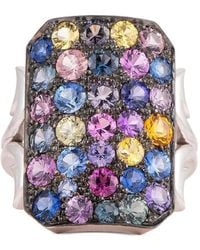 Sylva & Cie - Ten Table Sapphire Ring - Lyst