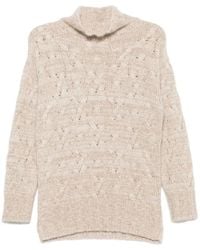 Fabiana Filippi - Wool Blend Turtle-Neck Sweater - Lyst