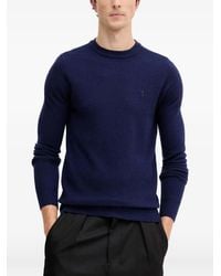Trussardi - Textured Logo Sweater - Lyst