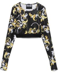 Versace Jeans Couture - Oberteil Mit Barocco-Print - Lyst
