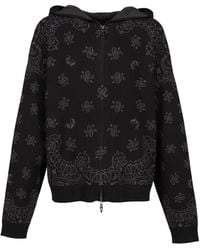 JUN/NAKAYAMA - Paisley-Pattern Zip-Up Hoodie - Lyst