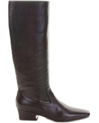 LORENA PAGGI - Botas Con Puntera Cuadrada - Lyst