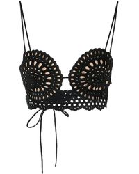 Stella McCartney - Broderie-Anglaise Cropped Top - Lyst