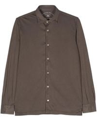 Fedeli - Long-Sleeve Cotton Shirt - Lyst