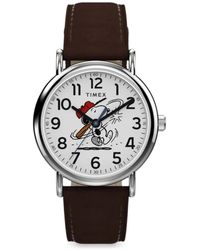 Timex - X Peanuts Weekender 38Mm Watch - Lyst