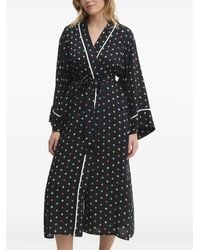 DKNY - Bademantel mit Logo-Print - Lyst