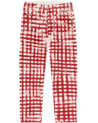 DENIM TEARS - 501 Picnic Plaid Trousers - Lyst
