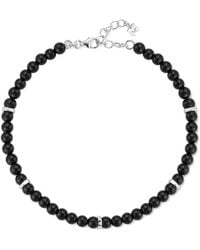 Mateo - Hex Nut Armband mit Onyx - Lyst