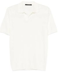 Tagliatore - Polo Collar Short Sleeve Top - Lyst
