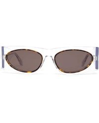 Alaïa - Logo-Print Sunglasses - Lyst