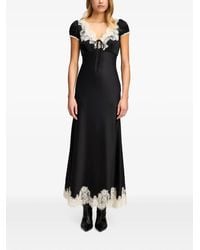 Cinq À Sept - Sienne Lace-Trim Maxi Dress - Lyst