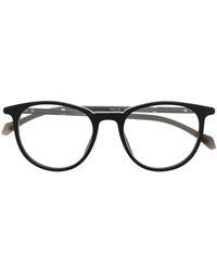 BOSS - Round-frame Clear-lens Eyeglasses - Lyst