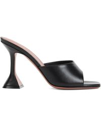 AMINA MUADDI - Lupida Leather Mules - Lyst