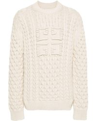 Givenchy - Logo Cotton Crewneck Sweater - Lyst