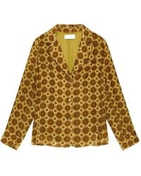 Maliparmi - Fluwelen Jack Met Patroon - Lyst